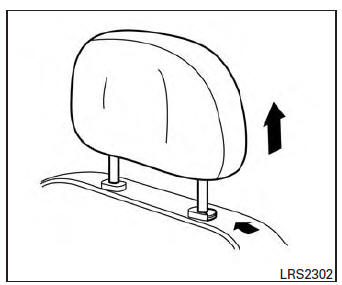 Use the following procedure to remove the head