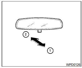 The night position 1 reduces glare from the