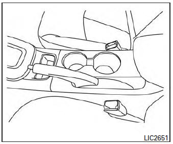 To engage: Pull the lever up A .