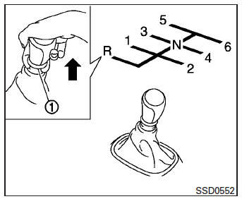 To change gears or when upshifting or downshifting,