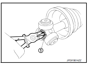 Grease amount : Refer to FAX-49, "Drive Shaft".
